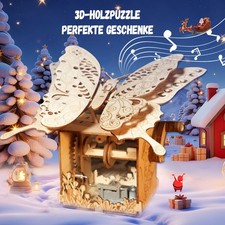 3D-Holzpuzzle Handgefertigte