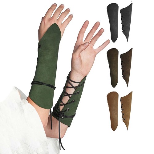 Armstulpen aus leder im - armstulpen,