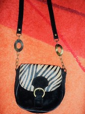 WUNDERSCHÖNE TASCHE.ITALY.STERA.ECHTES FELL.PELZ.LEDER.NEU.SEHR EDEL.ELEGANT