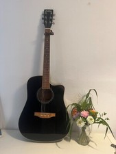 Collins-Gitarre: Akustische E-Gitarre im Wester-Stil.