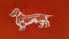 Pokal Plexiglas Dackel Deckel DCN Sektion Oberpfalz