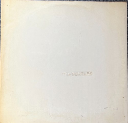 Beatles white album original - white,