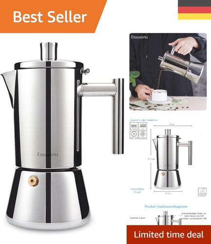 Eleganter espressokocher aus - eleganter,