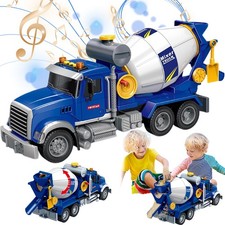 15cm Kinder Betonmischer Fahrzeug mit Licht und Sound Betonmisch LKW Spielzeug