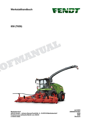 Fendt 850 t659 - fendt,
