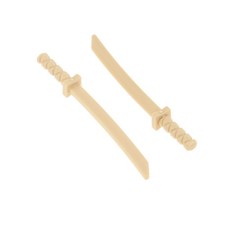 2x Lego Figures Weapon Sword