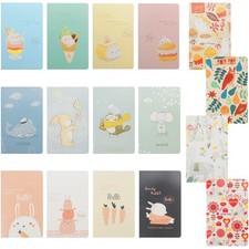 Mini Tagebuch Notizbuch A7 Cartoon Taschennotizbuch 16 Stücke