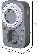 Brennenstuhl Countdown Timer MC 120, mechanische Timer-Steckdose (Timer für Stec