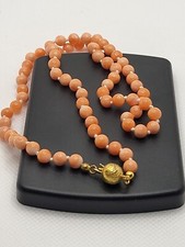 lachs Korallen kette mit