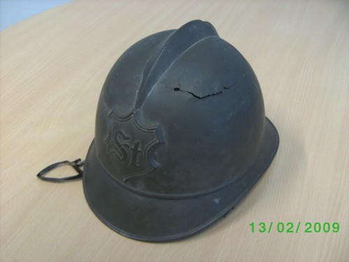 Antiker feuerwehrhelm - antiker,