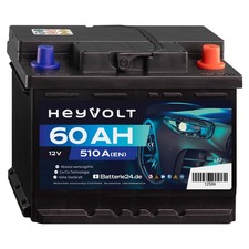 HeyVolt 60Ah Autobatterie 12V