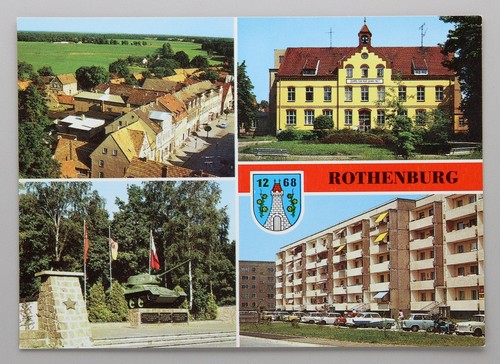 Postkarte rothenburg - postkarte,