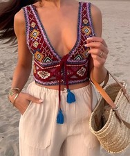 Damen Weste Ibiza Exotic