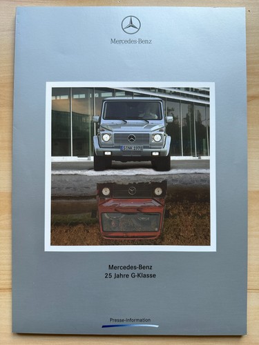 Pressemappe mercedes modell - pressemappe, g-modell