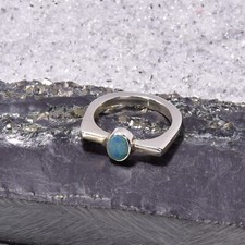 Opal Dublette Ring, 925er Silber, Edelsteinring (21983), Edelsteinschmuck