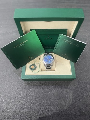 Rolex datejust 41mm azzurro - rolex,