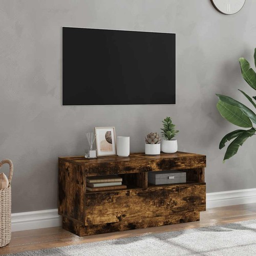 Schrank mit led - tv, lowboard