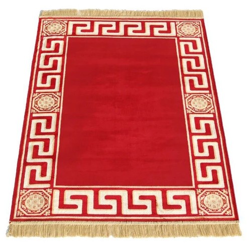 Teppich rot 160x230cm mäander - 160x230cm,
