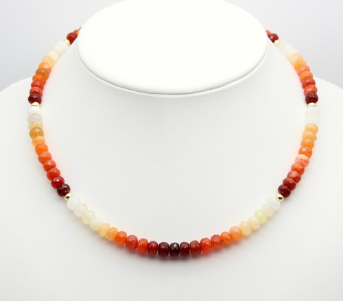 Feueropal kette edelsteinkette - kette,
