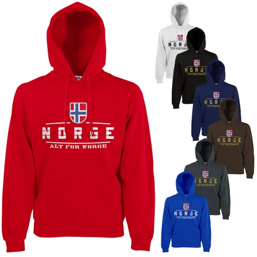 Norwegen fan hoodie - fan,