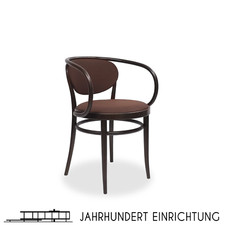 THONET 210 P | Nussbaum Bugholz Orig. Stoff Braun | Designklassiker Stuhl Chair