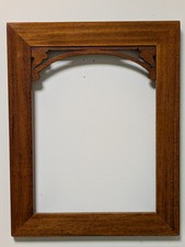 Schöner Holz Bilderrahmen im Jugendstil Design FM: 32 x 42 cm