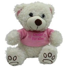 Sunkid Teddy mit rosa Shirt "Danke für alles" Kuscheltier 21cm Gebraucht Teddybä