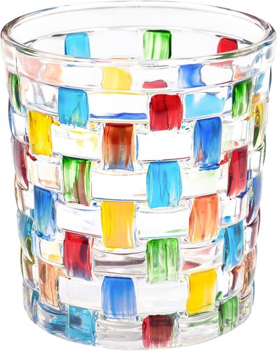Teelichthalter glas bunt - glas,