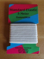 Standar-Elastic Gummiband Einzuggummi Gummilitze ca. 5 m lang ca. 0,5 cm breit