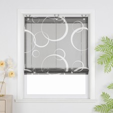 Küche Raffrollo mit Ösen