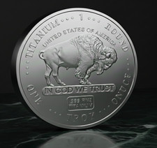 1 OZ 999 TITAN MEDAILLE -
