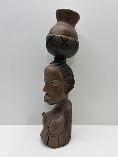 Afrikanische holzfigur frau - afrikanische,