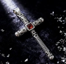 Kreuz Edelstahl Strass Stein