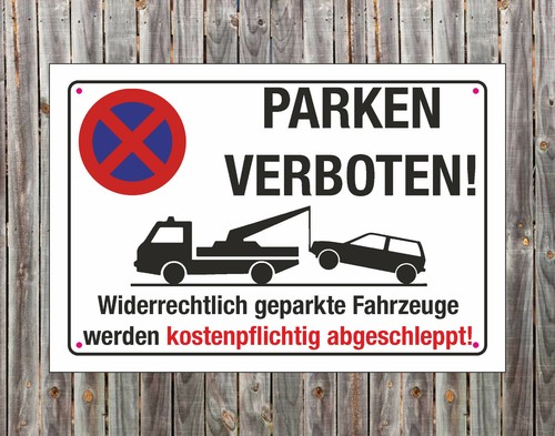 Halteverbot schild parken - halteverbot,