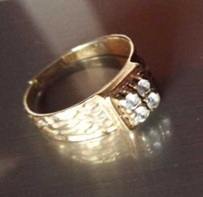 Ring mit Steinen 585 Gold, bruch