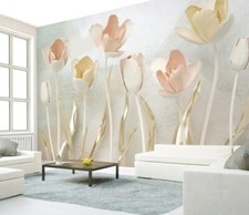 3D Tulpe Blumen M08342 Tapete