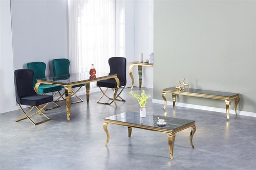 Hooz eleganter esstisch gold - eleganter,