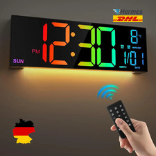 16,2" Digitale Wanduhr RGB