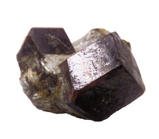 Almandin xx Granat auf Muskovitmatrix vom Zillertal in Österreich