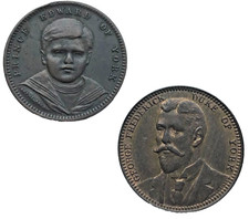 PFEIFENMARKER-MARKE EDWARD PRINZ & DUKE YORK & George Frederick WILLIAM COMYNS