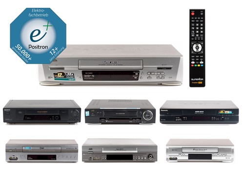 Vhs videorekorder mit - vhs,
