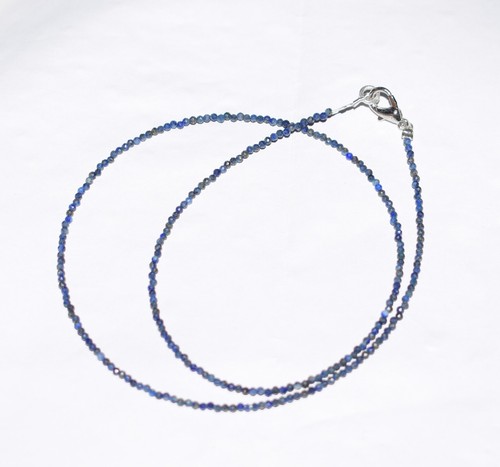 2mm rund edelstein perlenkette - 2mm,