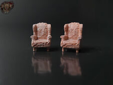  1/87 Sessel Stuhl Shabby Landhaus Herrenhaus Burg Villa Einrichtung Antik HO H0