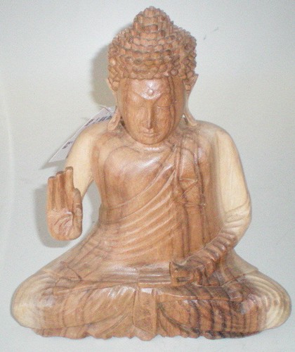 Buddha aus asiatischer eiche - buddha,