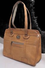 HENKELTASCHE Ledertasche NATURLEDER Großformat SHOPPER Rarität STABIL Top 2477