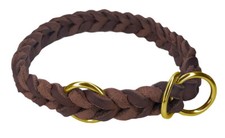 Hundehalsband Fettleder