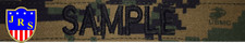 Nametape Namensstreifen USMC