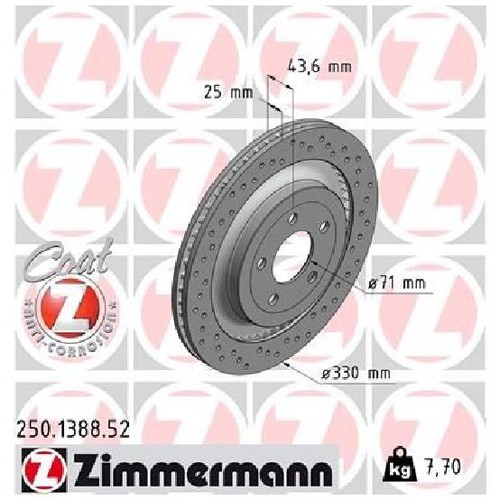 Bremsscheibe 26213687 - 2x,