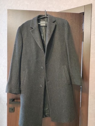 Men cinque coat grey wool - men,