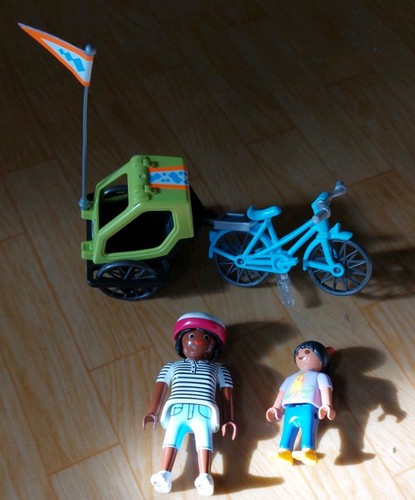 Playmobil fahrrad anhänger - fahrrad,